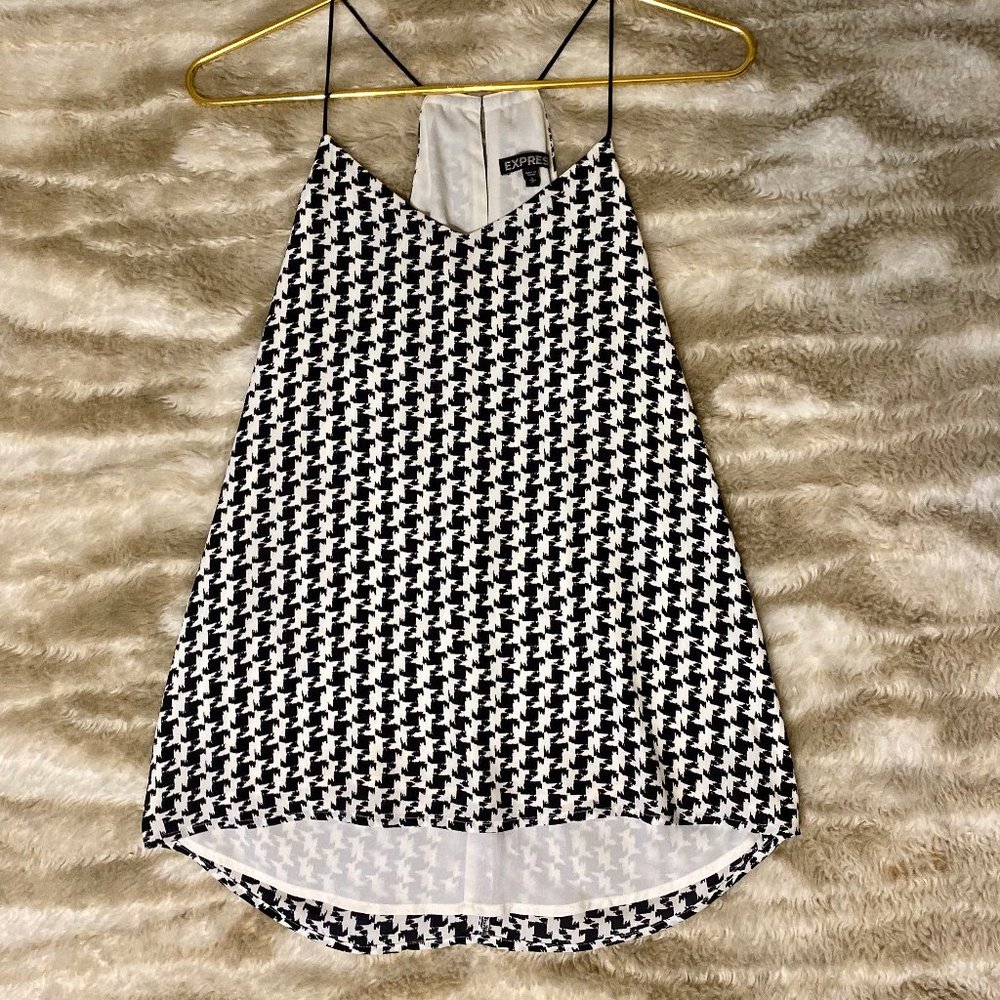 Express Houndstooth Tank